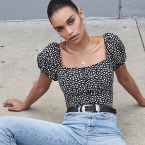 Garage Floral Top
